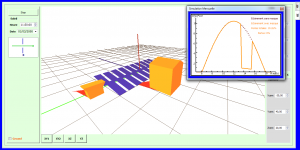 Interface de simulation 3D des projets solaire photovoltaique